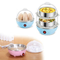 115 Multi-Function 2 Layer 14 Egg Cooker Boilers & Steamer DeoDap