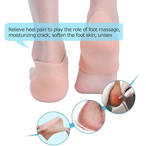 339 Moisturizing Skin Softening Silicone Gel for Dry Cracked Heel Repair (Multicolour) Your Brand