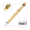 458 Metal Glass Cutter, Gold DeoDap