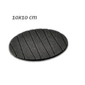 129 6 pcs Useful Round Shape Plain Silicone Cup Mat Coaster Drinking Tea Coffee Mug Wine Mat for Home DeoDap