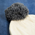 6340 Men's and Women's Skull Slouchy Winter Woolen Knitted Black Inside Fur Beanie Cap. DeoDap