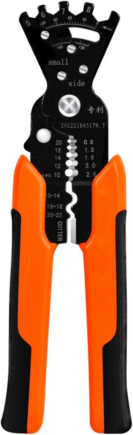 Aara Internationals Wire Stripper Multifunctional Cable Stripper Wire Cutter Wire Crimper Professional Automatic Wire Stripping Pliers Tool for Wire Stripping Cutting Crimping Winding Wrench Tool (5 IN 1 Pliers)