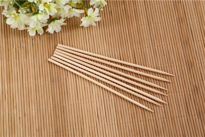 1119 Bamboo Wood Skewer BBQ Sticks DeoDap