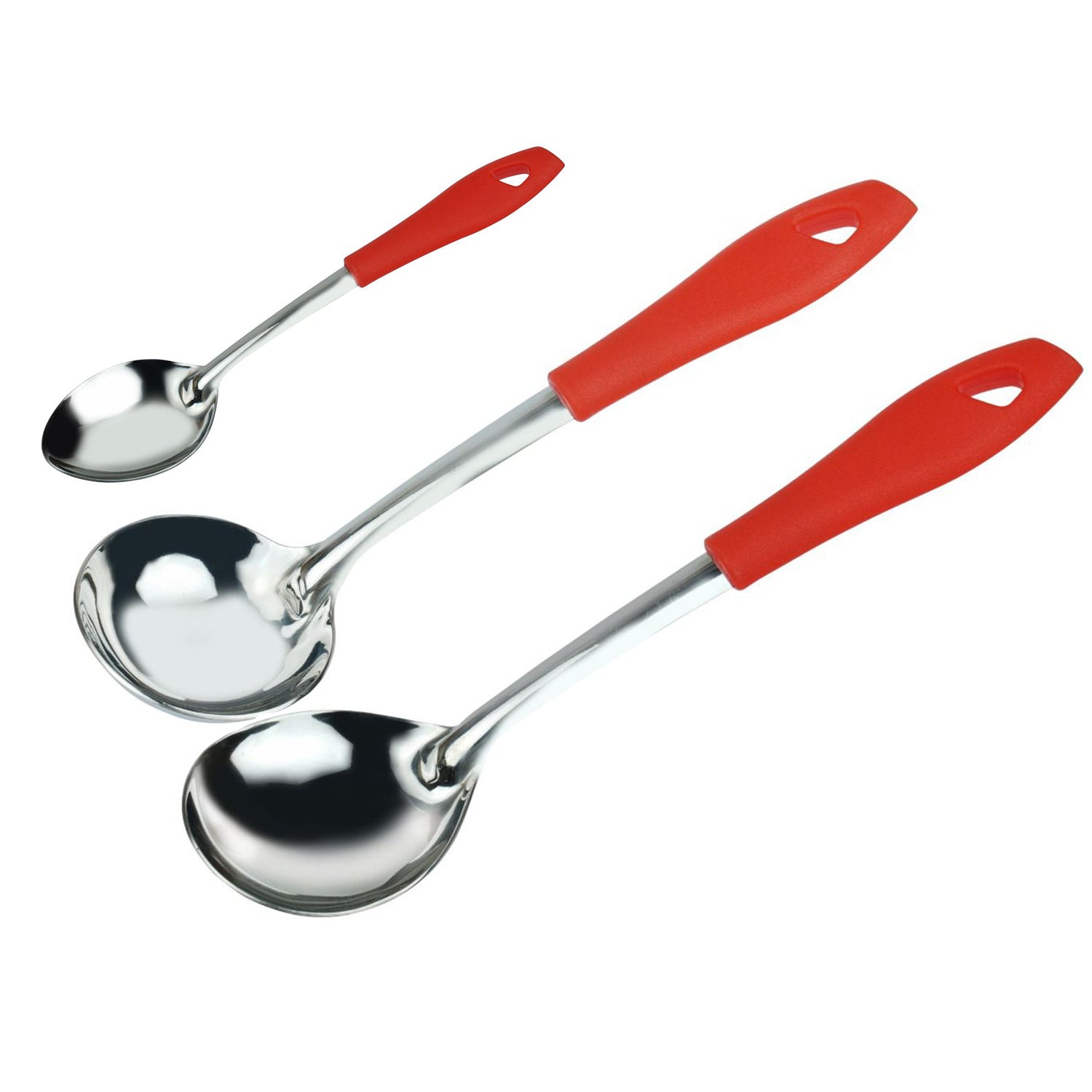 2701 6 Pc SS Serving Spoon stand used in all kinds of household and kitchen places for holding spoons etc. DeoDap