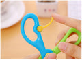 1569 Kids Handmade Plastic Safety Scissors Safety Scissors DeoDap