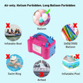 1599 Portable Dual Nozzle Electric Balloon Blower Pump Inflator DeoDap