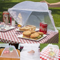 2280 Food Covers Mesh Net Kitchen Umbrella Practical Home Using Food Cover (Multicolour) DeoDap