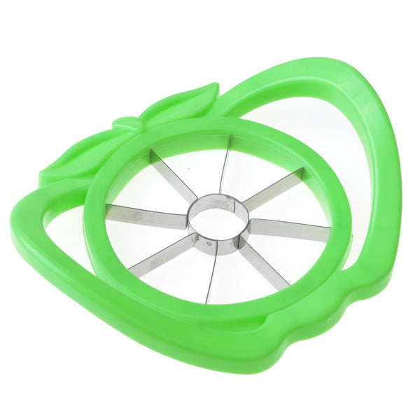 2457 Plastic Apple Cutter Slicer with 8 Blades and Handle DeoDap