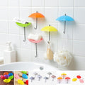 9063 Multipurpose Umbrella Key Hat Holder Wall Hanging Hook Multicolor DeoDap