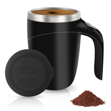 Aara Internationals Automatic Magnetic Stirring Coffee Mug, Rotating Home Office Travel Mixing Cup，Funny Electric Stainless Steel Self Mixing Coffee Tumbler, Suitable for Coffee, Milk, Cocoa and Other Beverages (Multicoloured)