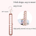 1553 Anti-Skid Plastic 9-Holes Magic Wardrobe Folding Hangers DeoDap