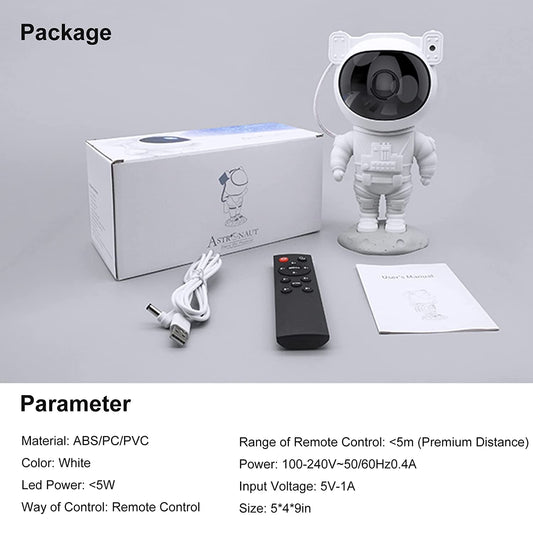 Robot Sky Space Stars Light Astronaut Galaxy Projector, Night lamp, Bedroom, Kids, galaxio,glaxy Projector,Remote Control for Adults, raksha bandhan Gift