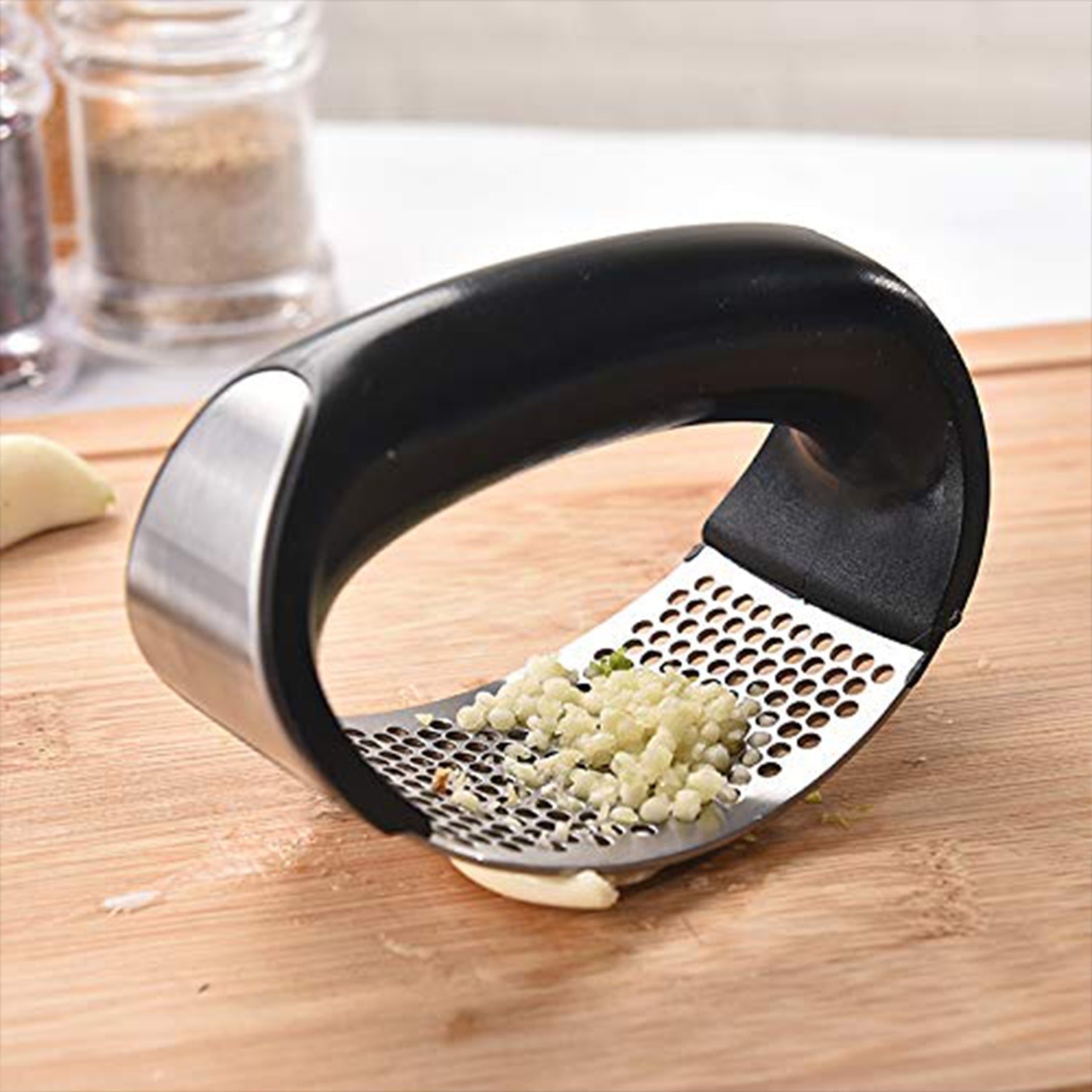 2281 Stainless Steel Garlic Presser /Crusher (Multicolor) DeoDap