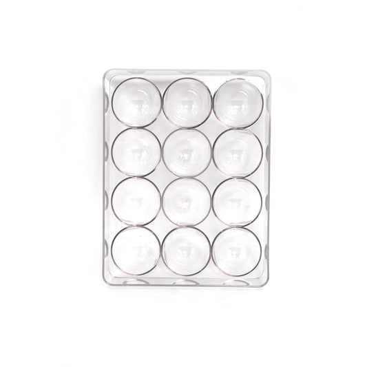 2794 12 Cavity Egg Storage Box For Holding And Placing Eggs Easily And Firmly. DeoDap