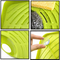 0861h Corner Sink Strainer For Draining Kitchen Waste In Sinks And Wash Basins. Deodap