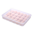 2645 24 Grids Plastic Egg Box Container Holder Tray for Fridge with Lid for 2 Dozen Egg Tray DeoDap