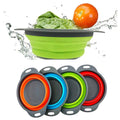 2712 A Round Small Silicone Strainer widely used in all kinds of household kitchen purposes while using at the time of washing utensils for wash basins and sinks etc. DeoDap