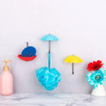 9063 Multipurpose Umbrella Key Hat Holder Wall Hanging Hook Multicolor DeoDap