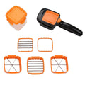 2069 5 In 1 Nicer Dicer used for cutting and shredding of various types of food stuff in all kitchen purposes. DeoDap