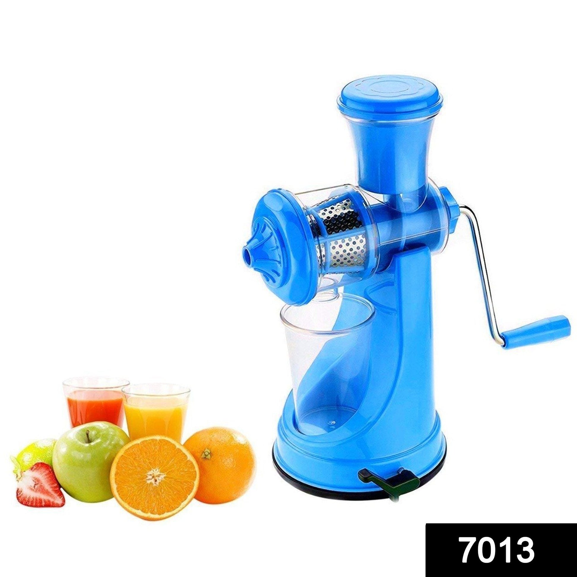 7013 Manual Fruit Vegetable Juicer with Strainer (Multicolour) DeoDap