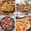 2208 Steel Non-Stick Round Plate Cake Pizza Tray Baking Mould DeoDap