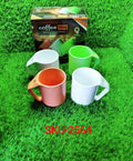 2564 Glossy Finish  Coffee Tea Milk Plain Mug 350ml DeoDap