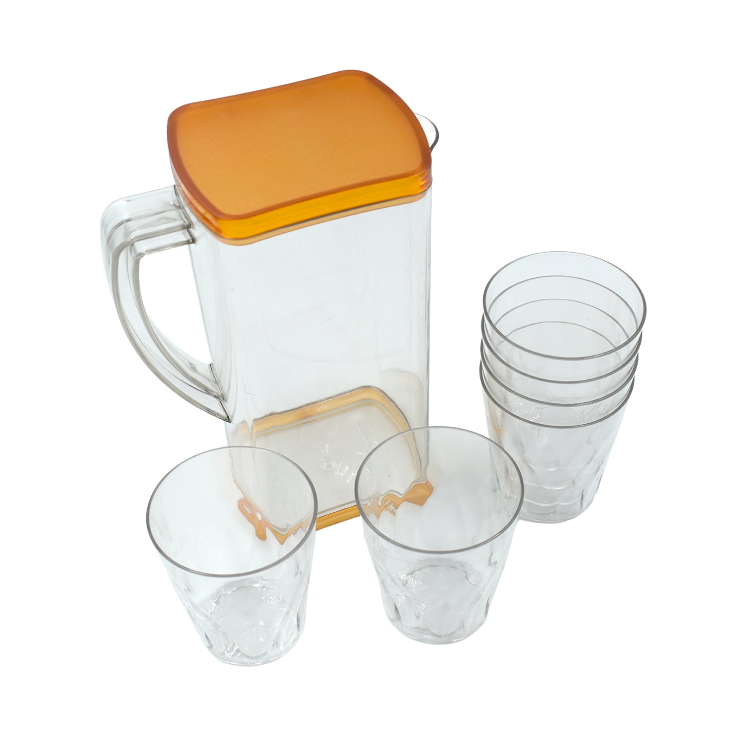 2408A Resistant Glass Jug for Juice, Milk, Cold or Hot Beverages DeoDap