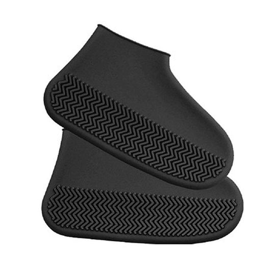 4866 Non-Slip Silicone Rain Reusable Anti skid Waterproof Fordable Boot Shoe Cover ( Large ) DeoDap