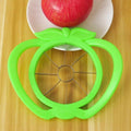 2457 Plastic Apple Cutter Slicer with 8 Blades and Handle DeoDap