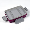 7174 Lunch Box 2 Compartment Lunch Box Plastic Tiffin Box for Boys, Girls, School & Office DeoDap