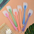 2639 Non-Stick Silicone Spatula Reusable Kitchen for Cooking Multicolor DeoDap