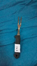 2992 stainless steel and Plastic handle fruit fork. DeoDap