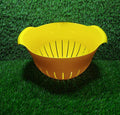 2312 Plastic Fruits Vegetable Noodles Pasta Washing Bowl & Strainer DeoDap