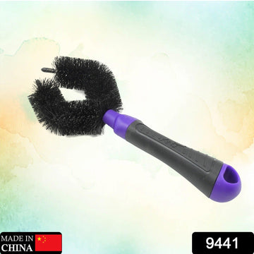 9441 Wheel Cleaning Brush Bike tire Cleaning Brush High Quality Brush For Brakes, Spokes, Frames, Tyres (1 Pc)