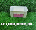 6114 Makeup Cutlery Box Used for storing makeup equipments and kits used by womens and ladies. DeoDap