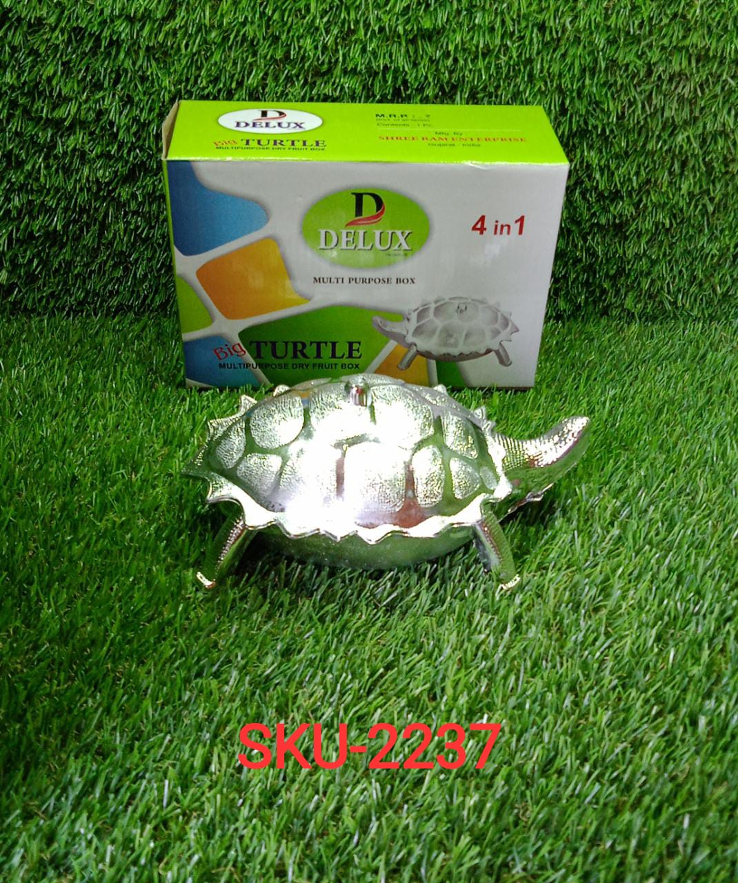 2237 Multipurpose Tortoise Shape Dry Fruit/ Gift Box DeoDap