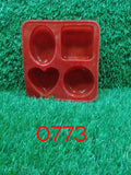 0773 Silicone Circle, Square, Oval and Heart Shape Soap And Mini Cake Making Mould DeoDap