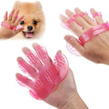 172 Rubber Pet Cleaning Massaging Grooming Glove Brush DeoDap